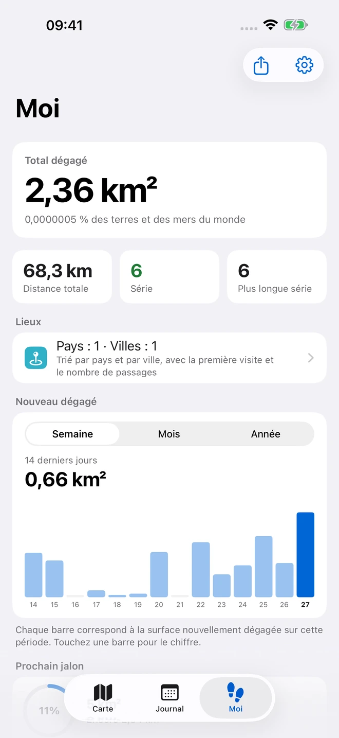 Votre monde, pas à pas